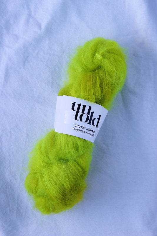 Un-told Chunky Mohair - Strobegrønn