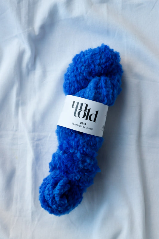 Bear Bouclé - Knaillblå