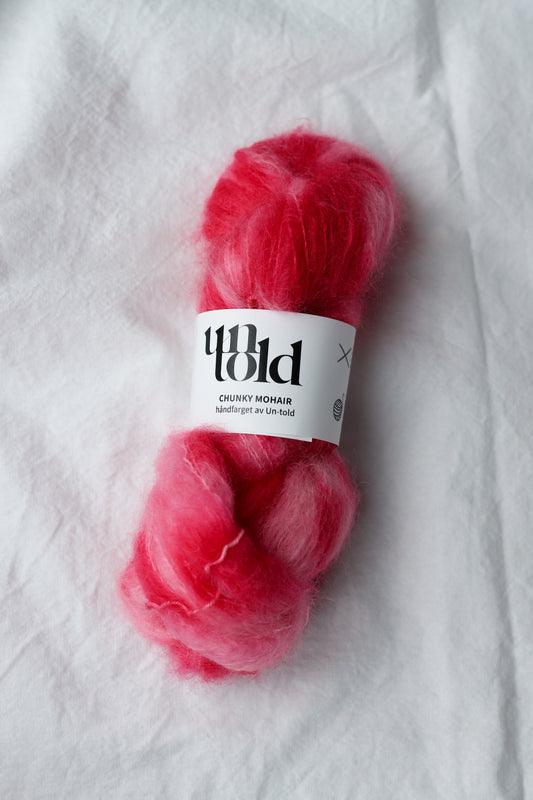 Un-told Chunky Mohair - Knuste jordbær