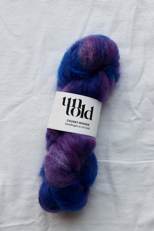 Un-told Chunky Mohair - Midnatt
