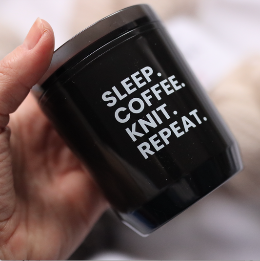 Termokopp - Sleep, Coffee, Knit, Repeat