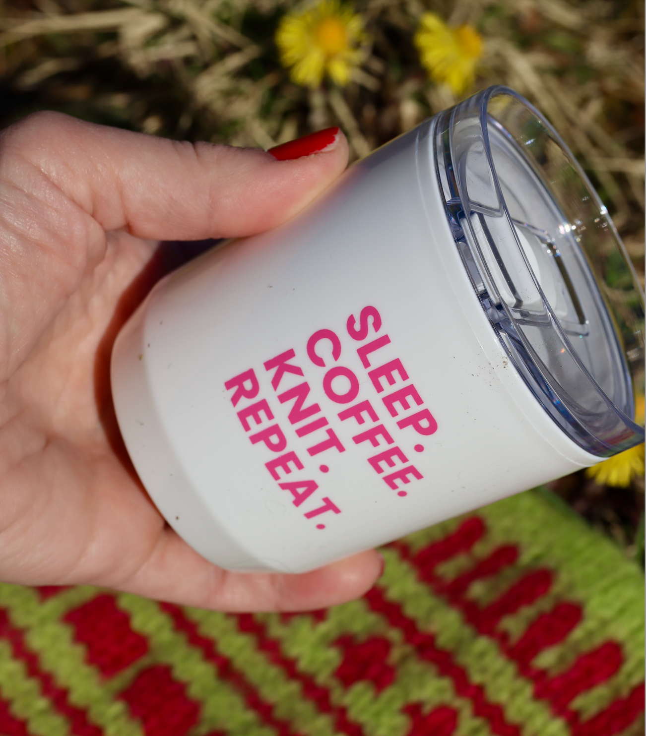 Termokopp - Sleep, Coffee, Knit, Repeat