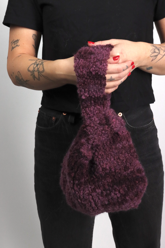 Bouclé knot bag - garnpakke