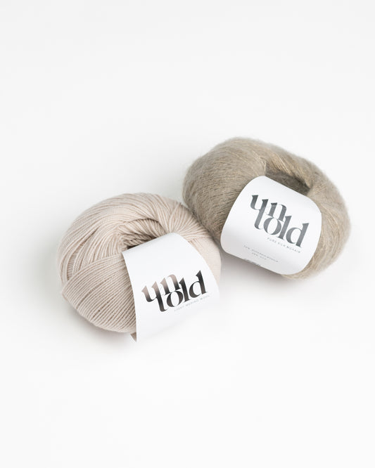 Un-told pure silk mohair - Extra Greige