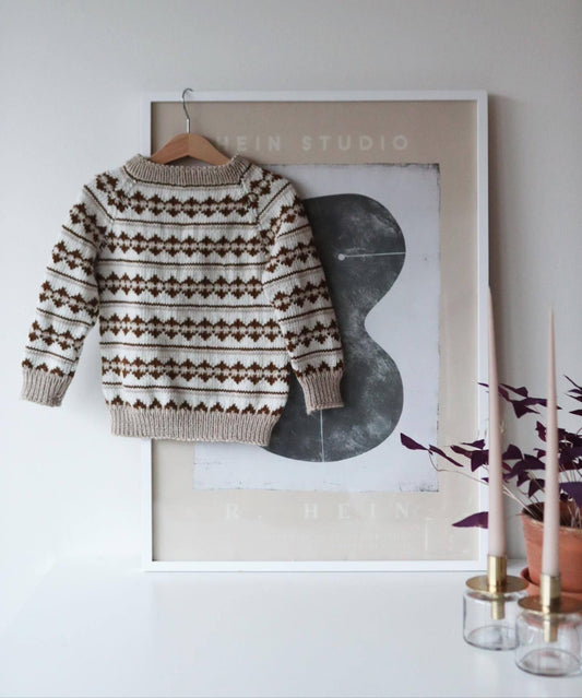 Levigenseren Genser Guttenogstrikkemor