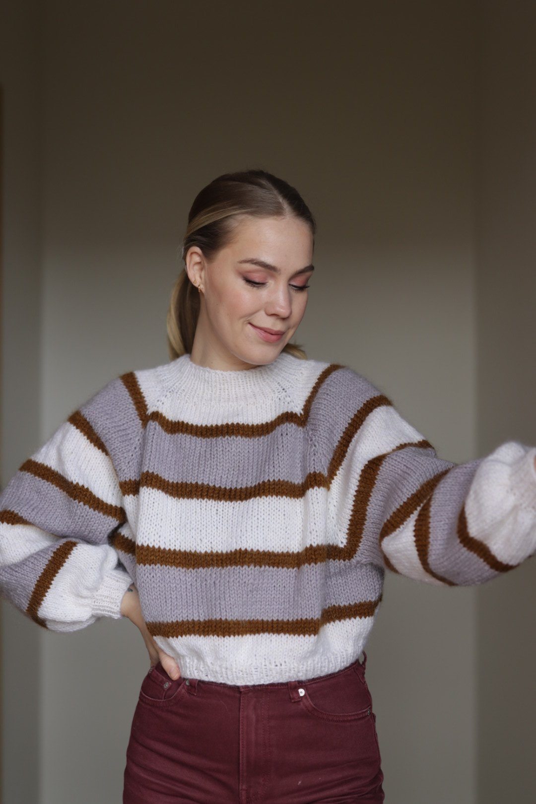 Elmajumper Genser Guttenogstrikkemor