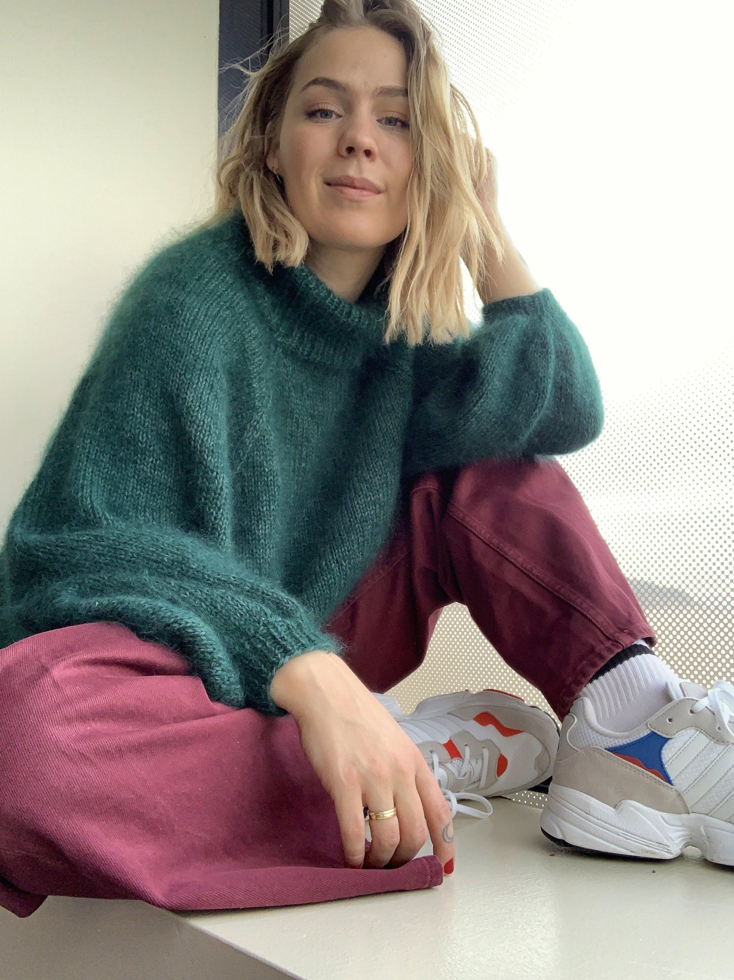 Creative together jumper kreativsammen Guttenogstrikkemor