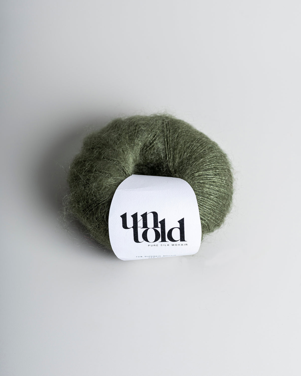 Un-told pure silk mohair - Olive