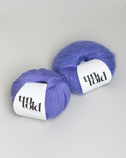 Un-told pure silk mohair - Vivid Violet