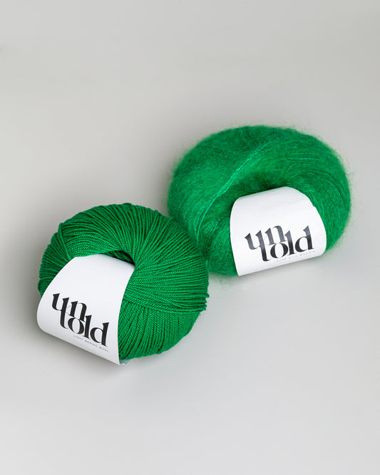 Un-told pure silk mohair - Bold Green