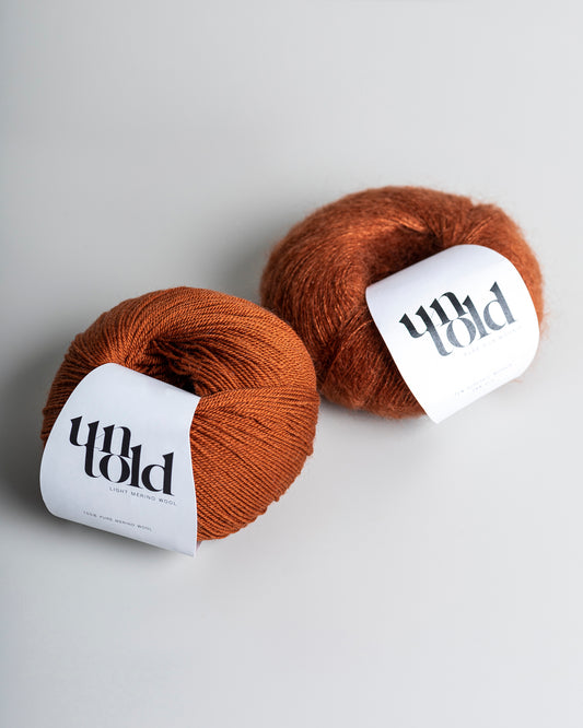 Un-told light merino - Rust
