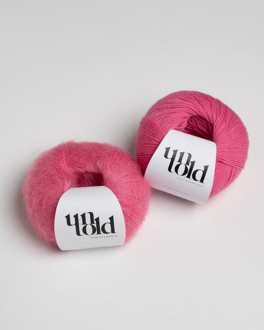 Un-told light merino - Pink Punch