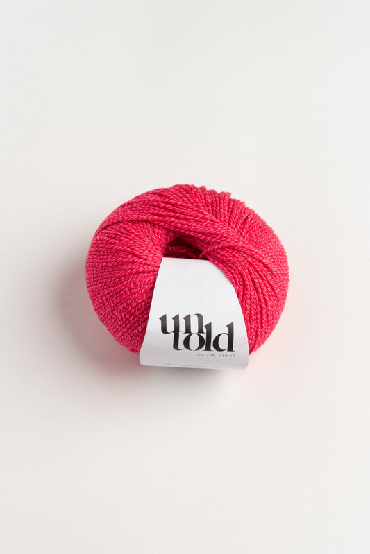 Un-told Cotton merino - Hot Pink