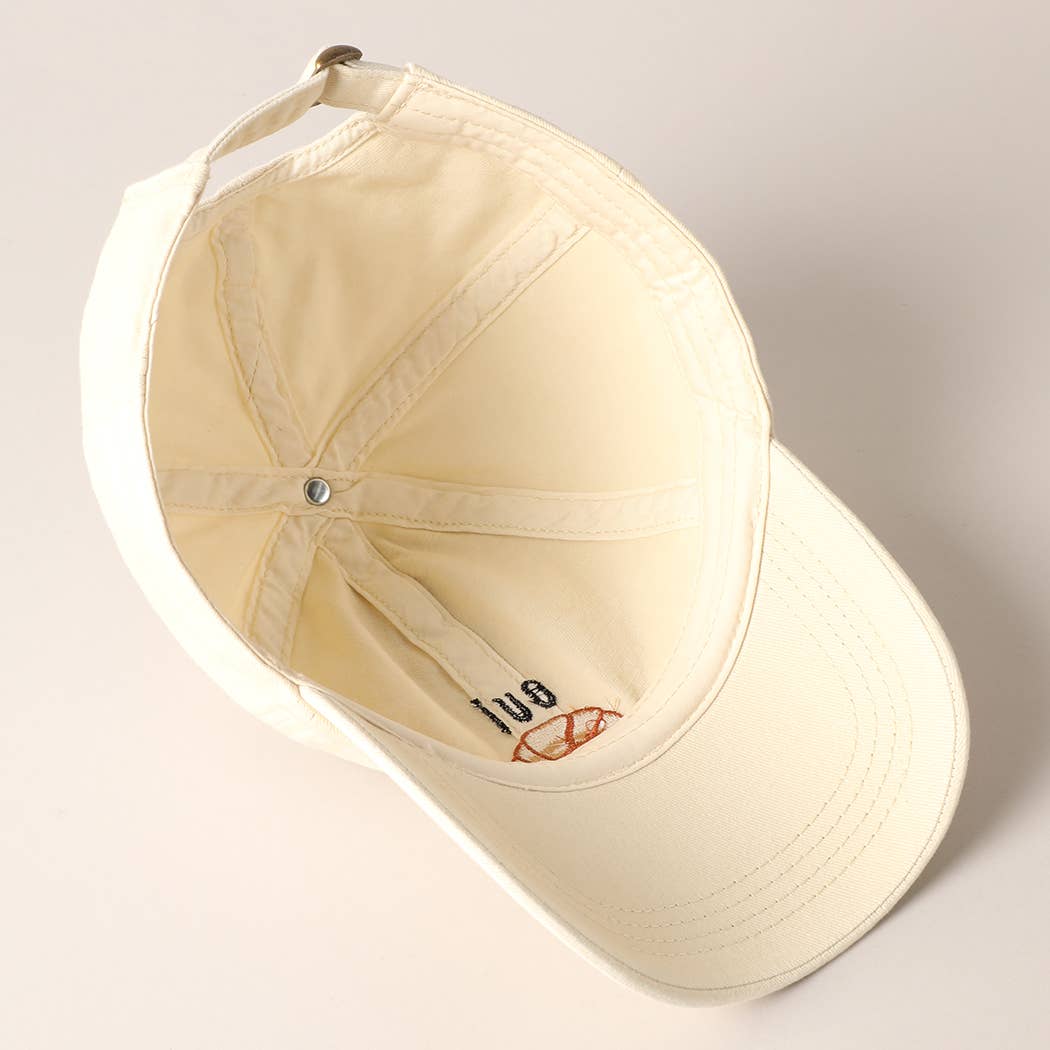 OUI Croissant - caps hvit