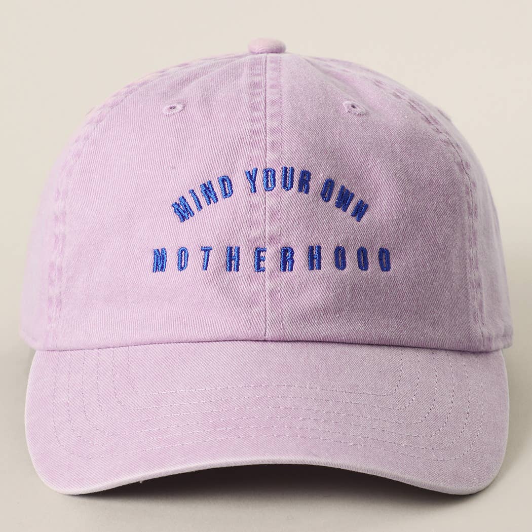 MIND YOUR OWN MOTHERHOOD - caps lilla