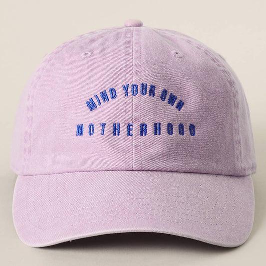 MIND YOUR OWN MOTHERHOOD - caps lilla