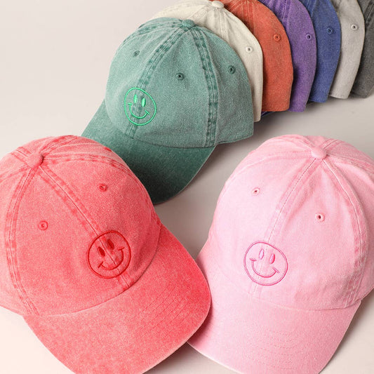 Smiley - caps lilla