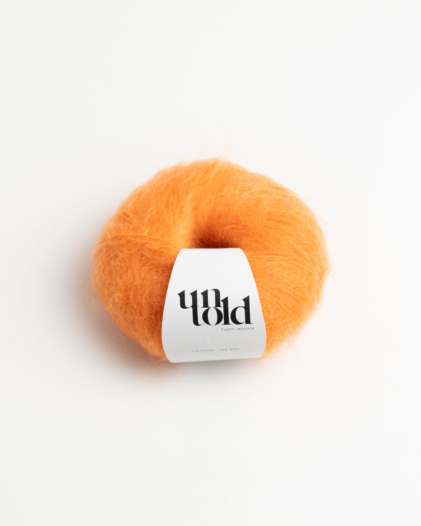 Usagt fuzzy mohair - Orange Pop