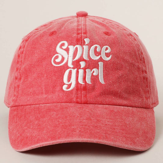 Spice Girl - caps korall rød