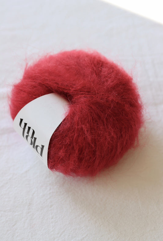 Un-told fuzzy mohair - Cranberry