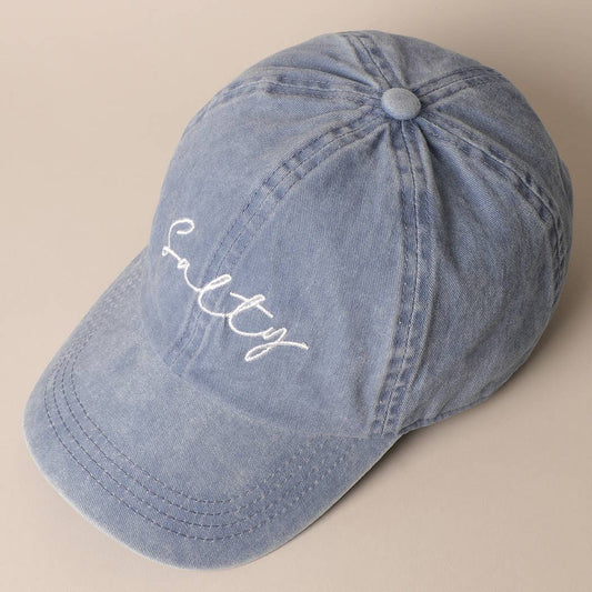 Salty - caps denimblå