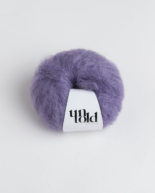 Un-told fuzzy mohair - Hazy Violet