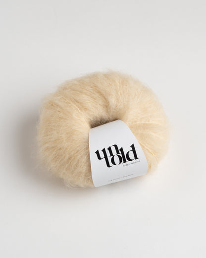 Un-told fuzzy mohair - Banana Split