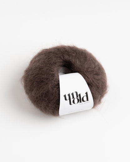 Un-told fuzzy mohair - Dark Chocolate