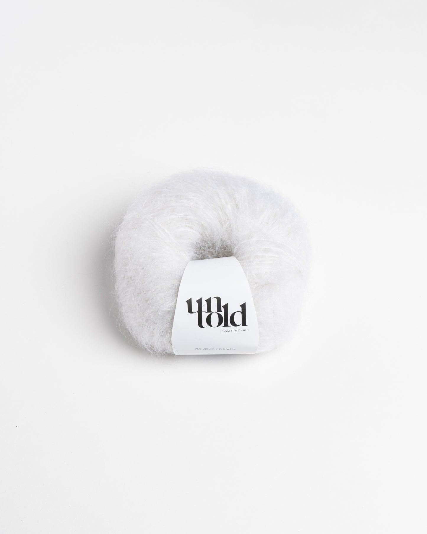 Usagt fuzzy mohair - Bright White