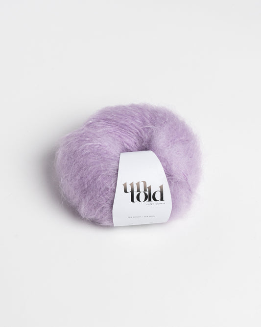 Un-told fuzzy mohair - Sheer Lavender