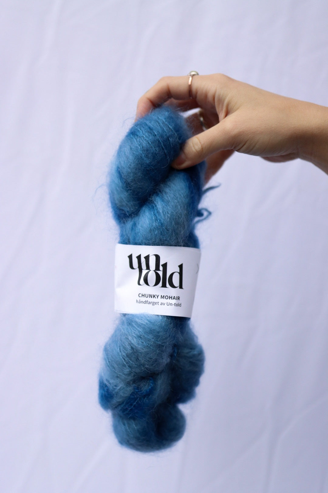 Un-told Chunky Mohair - Blåmandag