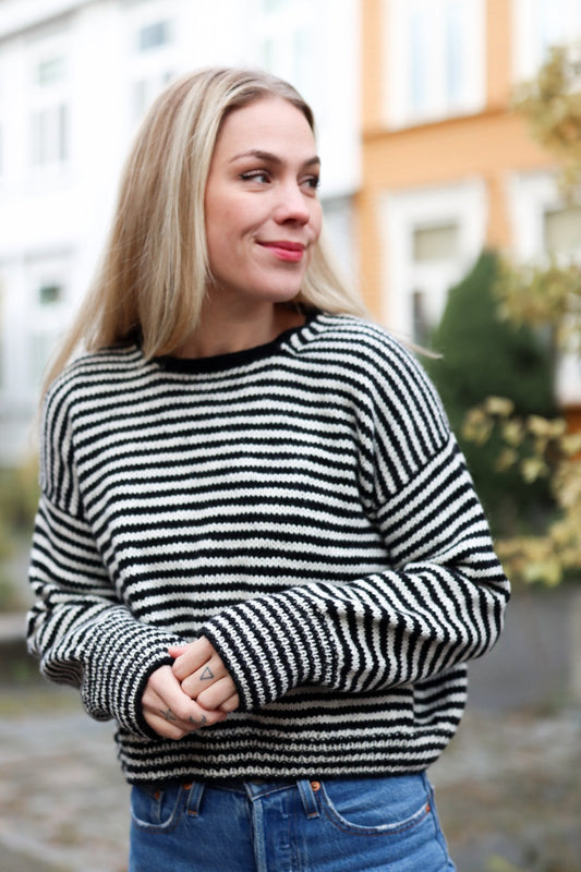 Garnpakke - Basic Stripe Sweater