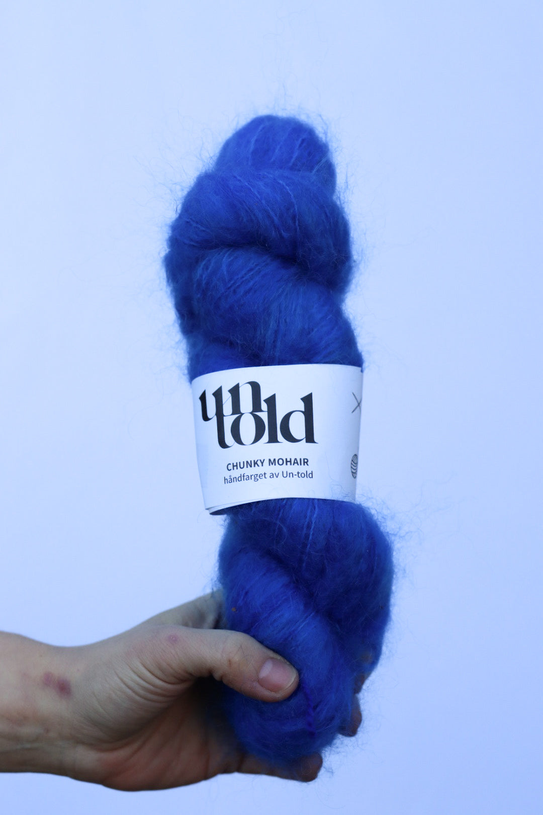 Un-told Chunky Mohair - Knaillblå