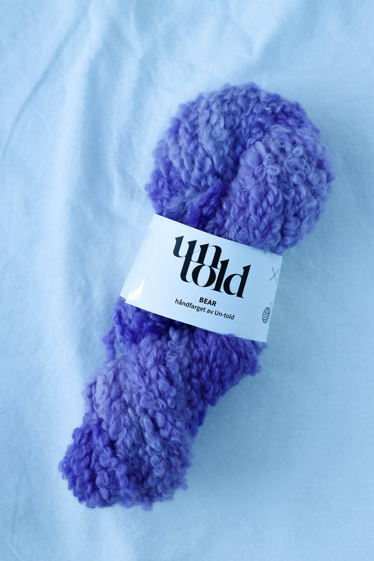 Bear Bouclé - Color me purple