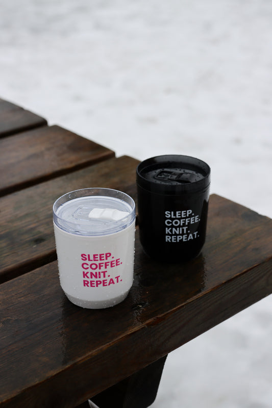 Termokopp - Sleep, Coffee, Knit, Repeat