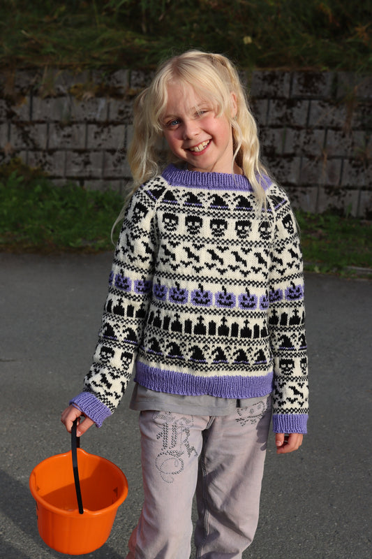 Garnpakke -  Spooky Sweater JR