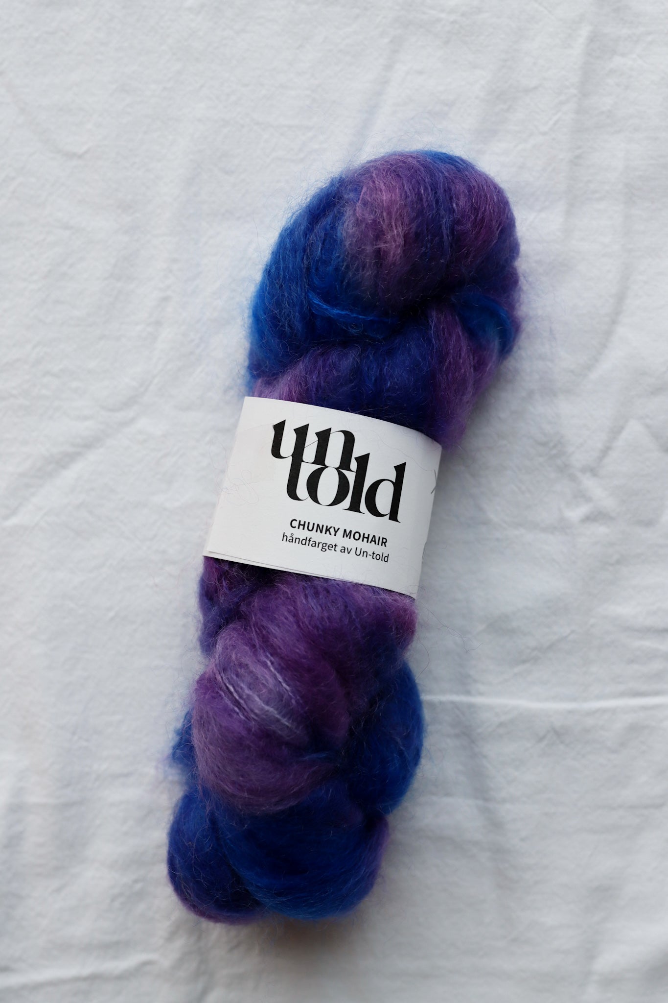 Un-told Chunky Mohair - Midnatt