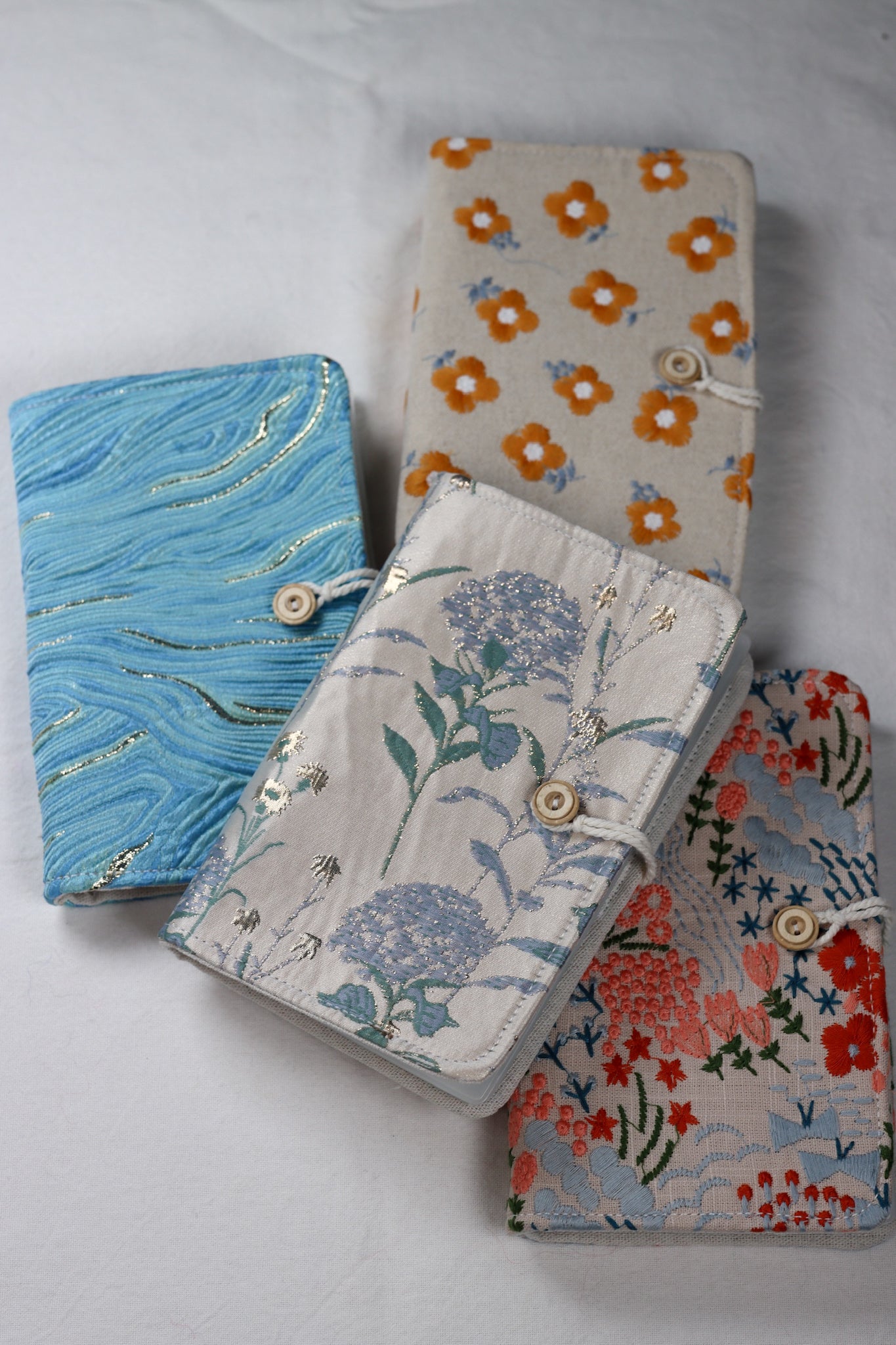 Pinnemappe - gule blomster