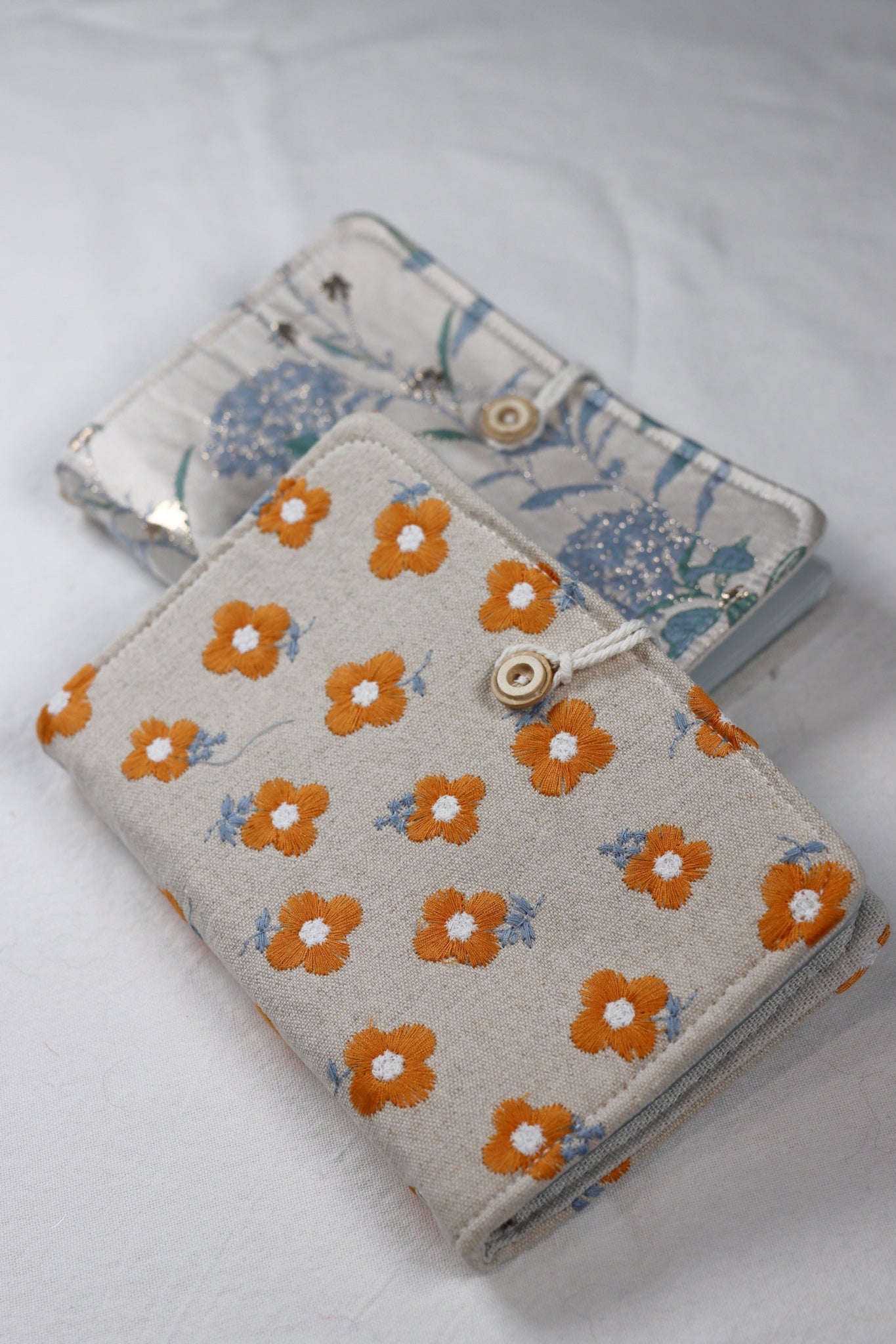 Pinnemappe - gule blomster