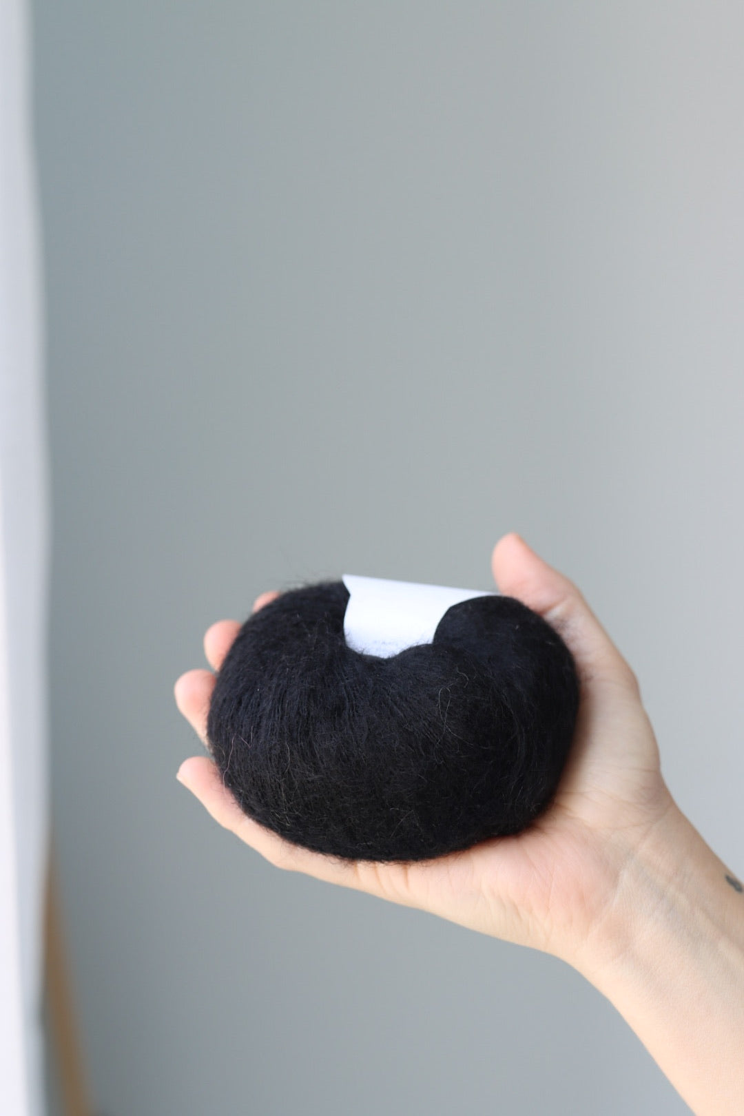 Un-told pure silk mohair - Jet Black