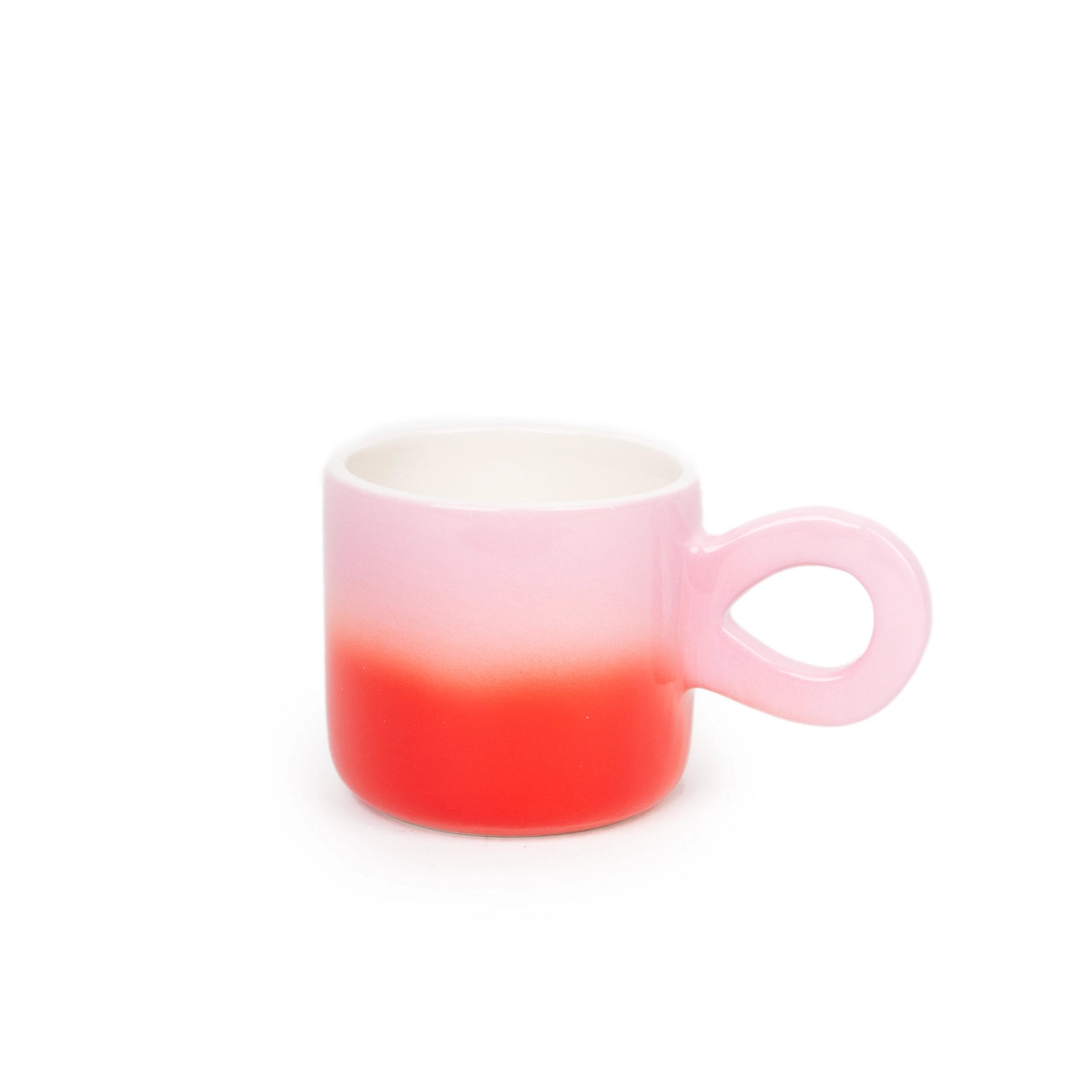 Kopp ombre #rosa og rød