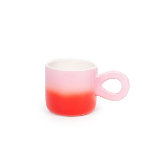 Kopp ombre #rosa og rød