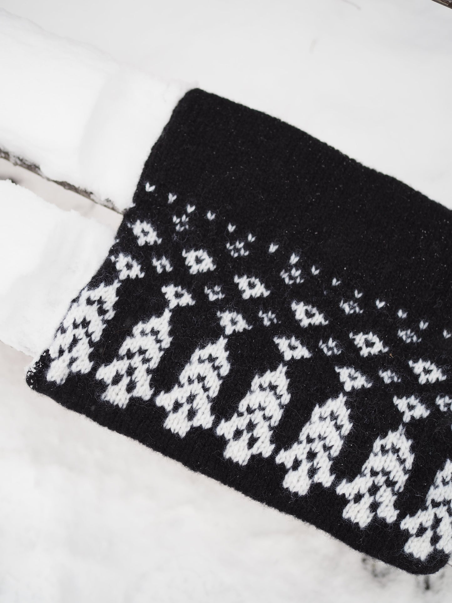 Garnpakke - Vinterskog sitteunderlag