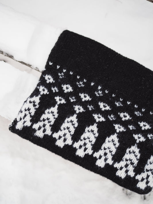 Garnpakke - Vinterskog sitteunderlag