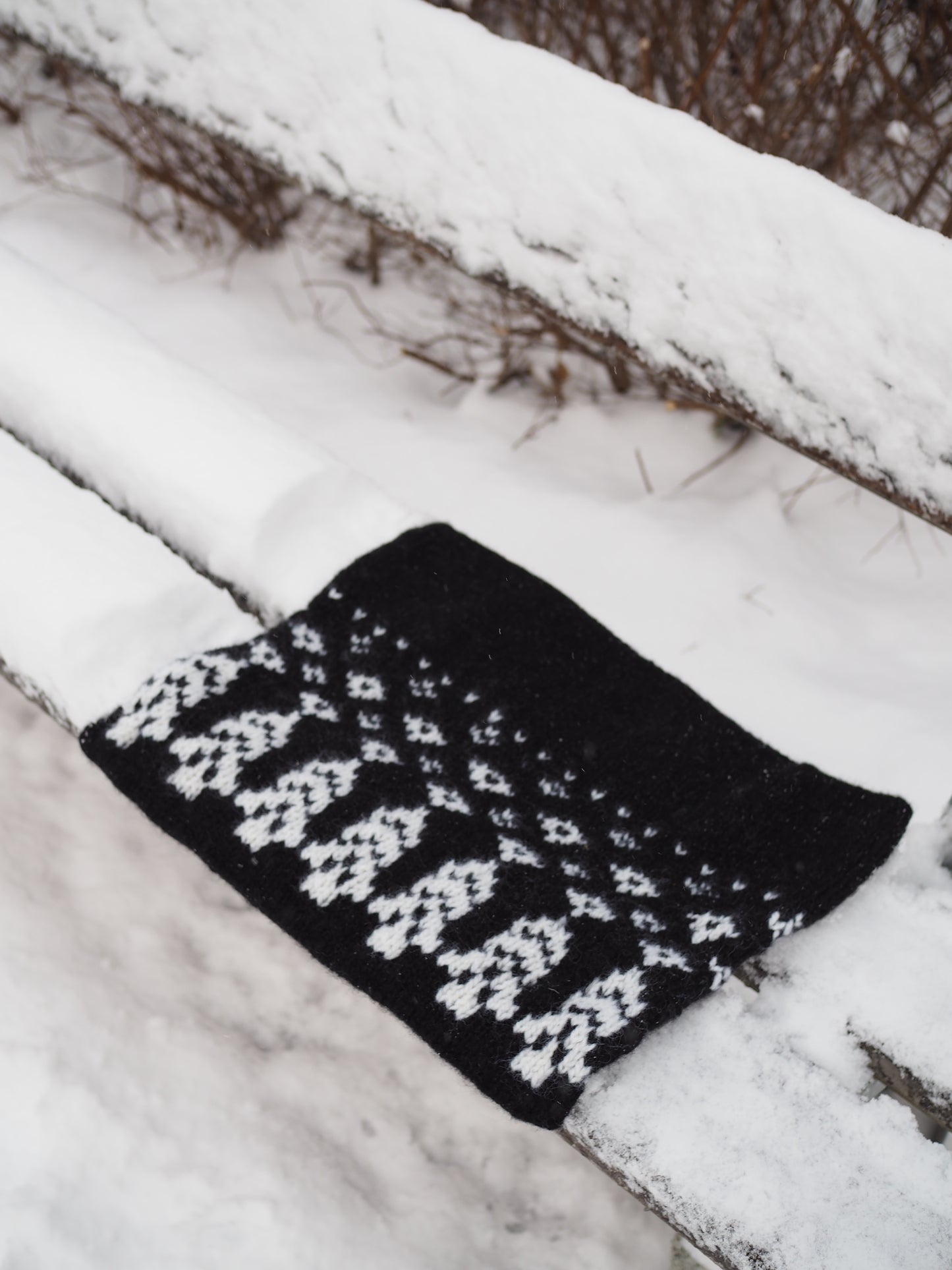 Garnpakke - Vinterskog sitteunderlag