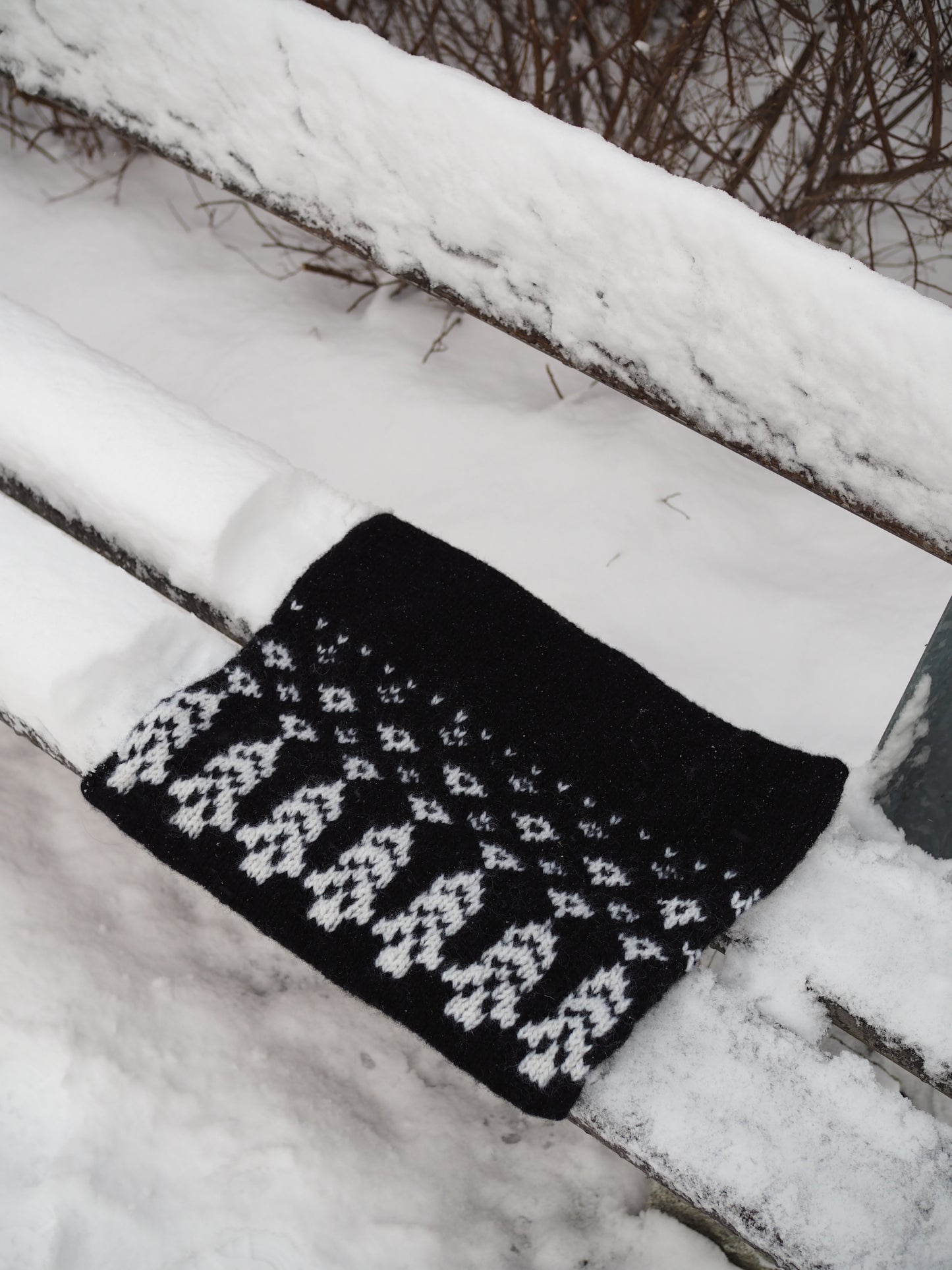 Garnpakke - Vinterskog sitteunderlag