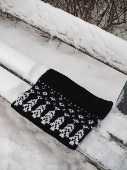 Garnpakke - Vinterskog sitteunderlag