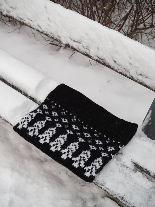 Garnpakke - Vinterskog sitteunderlag