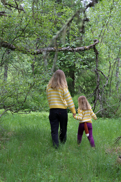 Garnpakke - Revens gule genser til dame