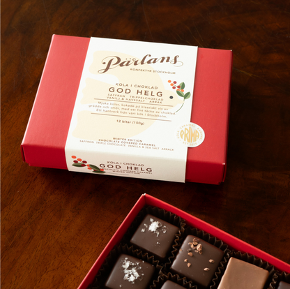 Pärlans - Chocolate Covered Caramel – Winter Edition | 12 biter
